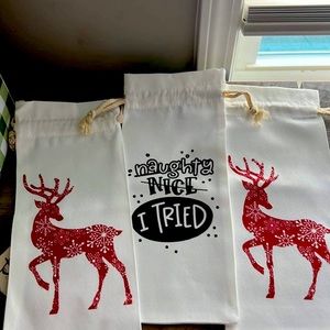 Handmade wine bags